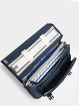 Boekentas 2 Compartimenten Cameleon Blauw actual PBBACA35-vue-porte