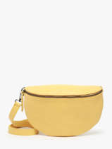 Sac Banane Caviar Cuir Milano Jaune caviar CA21123
