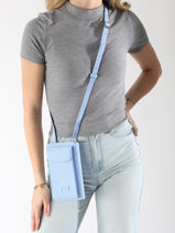 Telefoonetui Pocket Leder Nathan baume Blauw n city 3-vue-porte