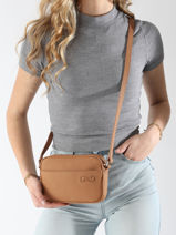 Sac Bandouli�re N City Ghent Cuir Nathan baume Marron n city 6-vue-porte