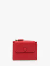 Portemonnee Met Kaarthouder Miniprix Rood grained 78COK865
