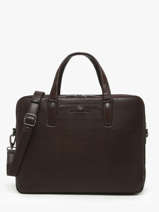 Porte Documents (main) Arthur & aston Marron leon 2