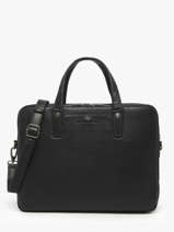 Porte Documents (main) Arthur & aston Noir leon 2