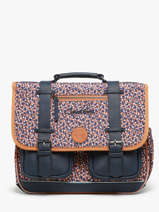 Cartable 2 Compartiments Cameleon Marron vintage fantasy PBVGCA38