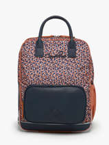 Sac  Dos 2 Compartiments Cameleon Marron vintage fantasy PBVGSD37