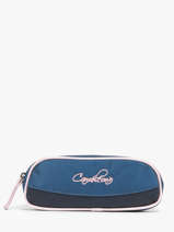 Trousse Fille 2 Compartiments Cameleon Bleu vintage fantasy PBVGTROU