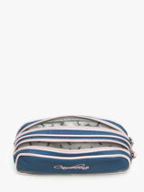 Trousse Fille 2 Compartiments Cameleon Bleu vintage fantasy PBVGTROU-vue-porte