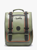 Sac  Dos 2 Compartiments Cameleon Vert vintage north PBVWSD39