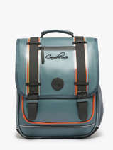 Sac  Dos 2 Compartiments Cameleon Bleu vintage north PBVWSD39