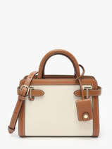 Sac Port Main Emily Cuir Le tanneur Beige emily TEMI16B1