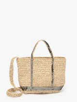 Sac Bandoulire Cabas Raphia Raphia Vanessa bruno Vert cabas raphia 30V40410