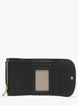 Portefeuille Caviar Cuir Crinkles Bleu caviar 14327-vue-porte