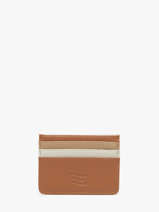 Porte-cartes Cuir Crinkles Marron caviar 14320C