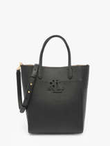 Sac Bandoulire Cameryn Cuir Lauren ralph lauren Noir cameryn 31966760