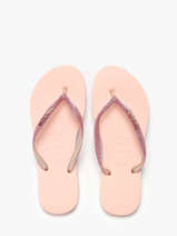 Tongs Slim Glitter Ii Havaianas Rose accessoires 4146975F