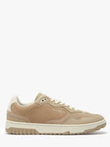 Sneakers En Cuir Tommy hilfiger Beige men 5417AEG