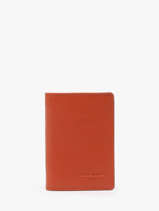 Kaarthouder Leder Hexagona Oranje confort 461007R