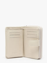 Portemonnee Leder Hexagona Beige confort 461063R-vue-porte