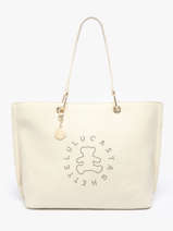 Sac Port paule Ourson Lulu castagnette Blanc ourson YOUEN