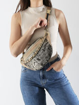 Sac Banane Mila louise Noir cu 23689MCU-vue-porte
