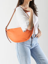 Longchamp Half bag Cross body tas Oranje-vue-porte