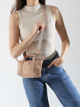 Sac Bandoulire Tara Nylon Hexagona Rose tara 8120179-vue-porte