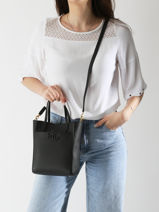 Sac Bandoulire Cameryn Cuir Lauren ralph lauren Bleu cameryn 31966760-vue-porte