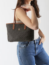 Sac Port paule Th Monoplay Tommy hilfiger Noir th monoplay AW17415-vue-porte