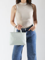 Sac Port Main Sculpted Calvin klein jeans Vert sculpted 4K3111G-vue-porte