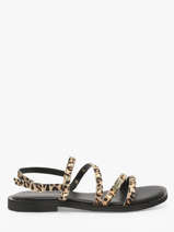 Sandales Corabel Leo En Cuir Les tropeziennes Beige accessoires CORABEL