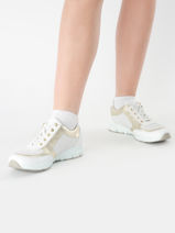Sneakers Ylona En Cuir Mephisto Blanc women P5146918-vue-porte