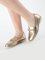 Mocassins Uit Leder Tamaris Goud women 42-vue-porte