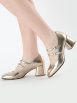 Pumps Uit Leder Tamaris Goud women 44-vue-porte