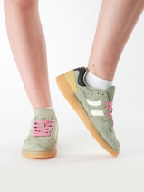 Sneakers Goal En Cuir Coolway Rose women 7603146-vue-porte