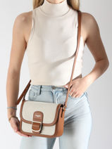 Sac Bandoulire Deauville David jones Marron deauville CM7014A-vue-porte