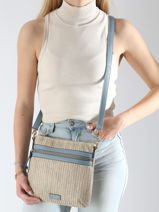 Cross Body Tas St Tropez David jones Blauw st tropez CM7537-vue-porte