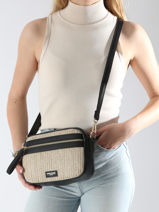 Cross Body Tas St Tropez David jones Zwart st tropez CM7538-vue-porte