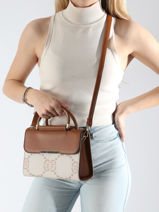 Sac Port Main Et Bandoulire Signed Miniprix Marron signed 2-vue-porte