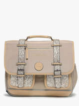 Cartable 2 Compartiments Cameleon Beige vintage fantasy PBVGCA38