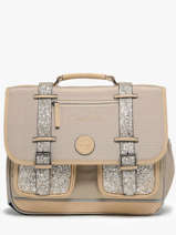 Cartable 3 Compartiments Cameleon Beige vintage fantasy PBVGCA41