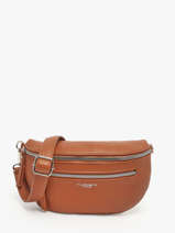 Sac Banane Flora & co Marron grained F8546
