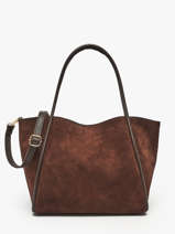 Sac Bandouli�re Velvet Caviar Cuir Milano Marron velvet caviar VC24021