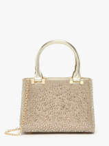 Sac De Soire Miniprix Or strass XS95008