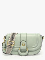 Sac Bandoulire Anneau Lulu castagnette Vert anneau YSABELLA