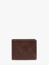 Portefeuille Met Kaarthouder Leder Maverick Bruin the original MAVTO006