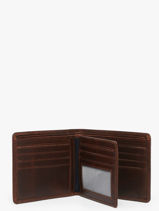 Portefeuille Met Kaarthouder Leder Maverick Bruin the original MAVTO006-vue-porte