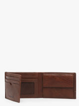 Portefeuille Porte-monnaie Cuir Maverick Marron rough gear MAVRG002-vue-porte