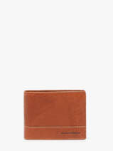 Chequehouder Met Portemonnee Rough Gear Leder Maverick Bruin rough gear MAVRG003