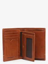 Portefeuille Porte-monnaie Cuir Maverick Marron rough gear MAVRG032-vue-porte
