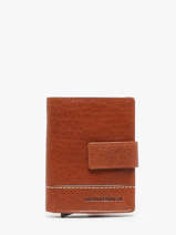 Portefeuille Porte-cartes Cuir Maverick Marron rough gear MAVRG062